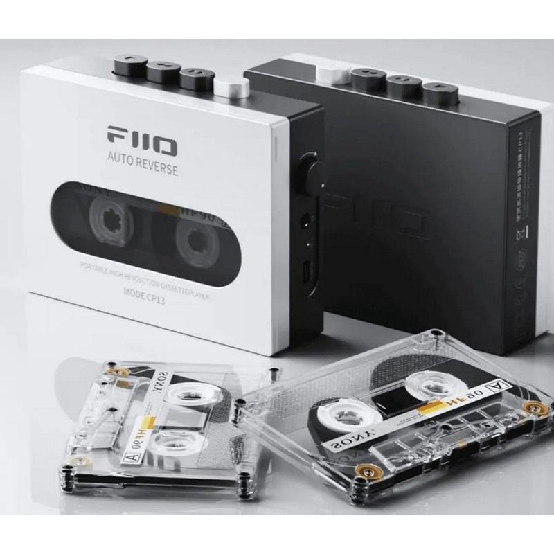Leitor de Fita Cassete Fiio CP13 Preto e Branco - Walkman K7